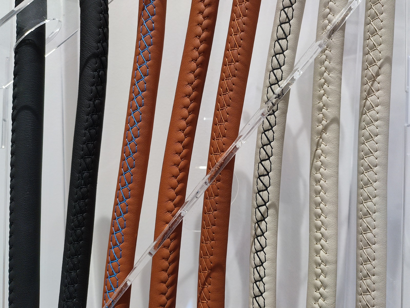 Atlas Superior power cable with leather jacket finish demonstrated at Kilmarnock factory