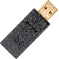 AudioQuest JitterBug FMJ USB noise filter in Full Metal Jacket housing