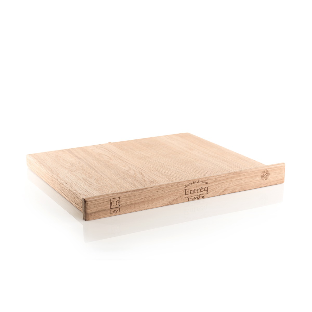 Entreq Protectus platform shelf with component placed on top