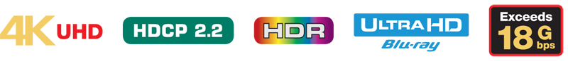 Audioquest HDMI 4K logos Audioquest HDMI 4K logos
